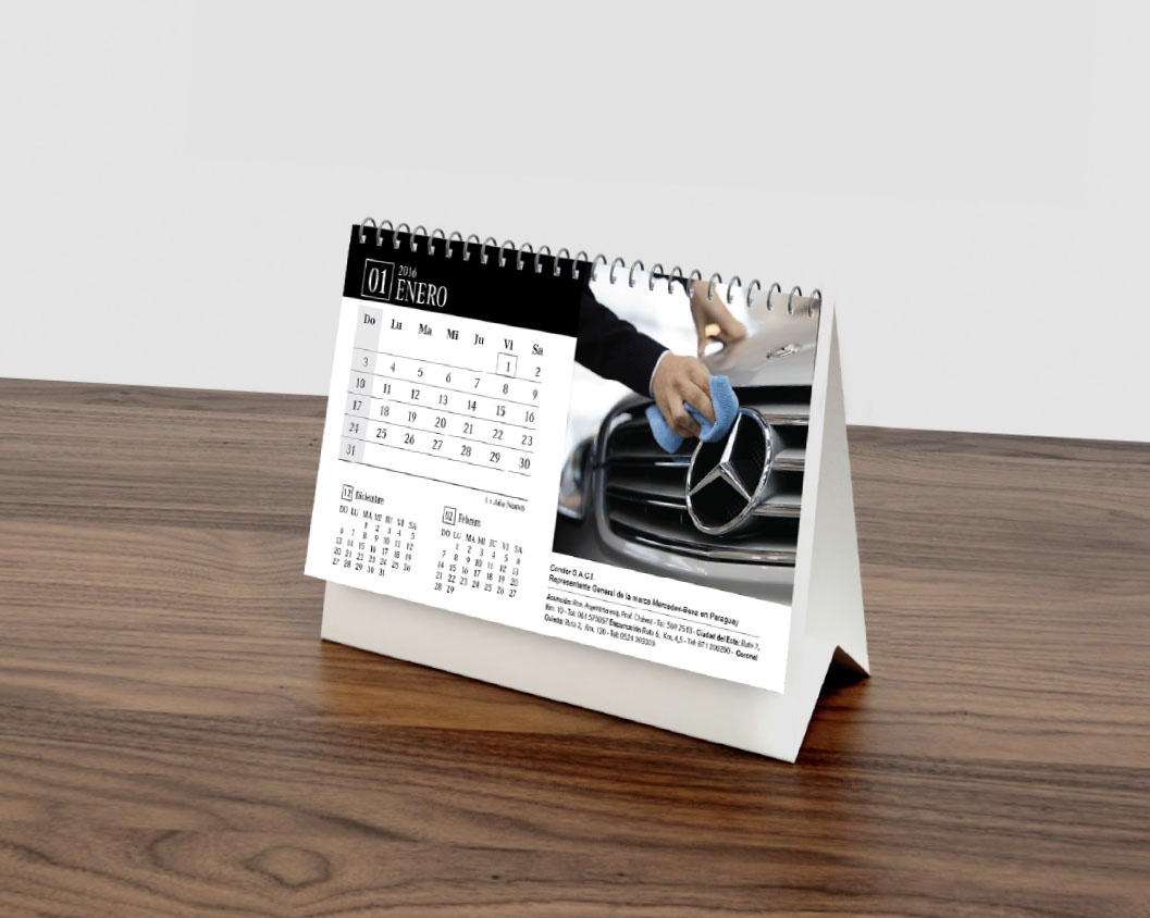 Imagen corporativa Calendario Condor