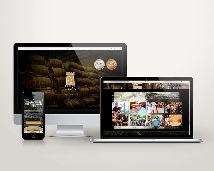 La Ruta de la Caña - Sitio web responsive