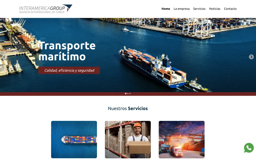 Interamerica Group - Sitio web