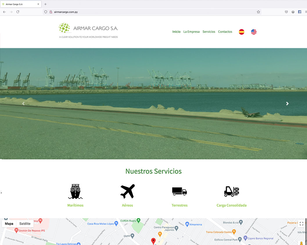 pagina web Airmarcargo